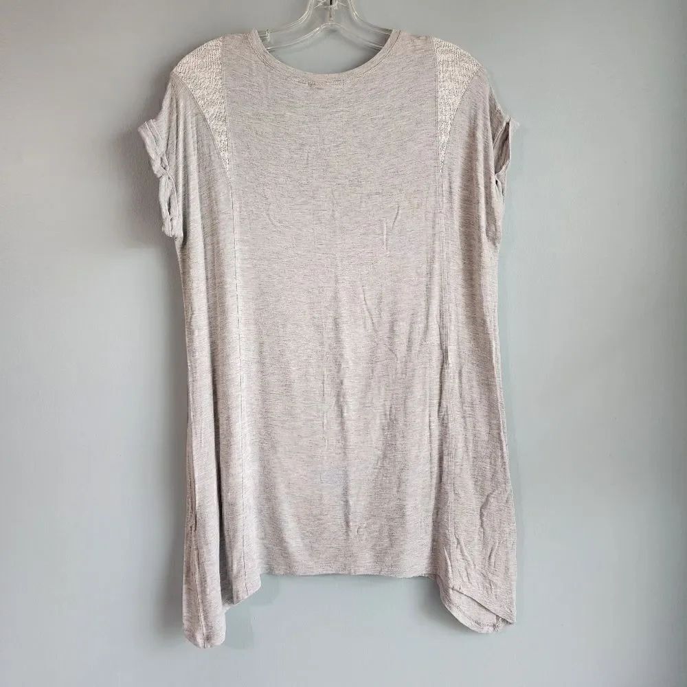 Cato Gray Flared Short Sleeve Tunic - Picture 3 of 11